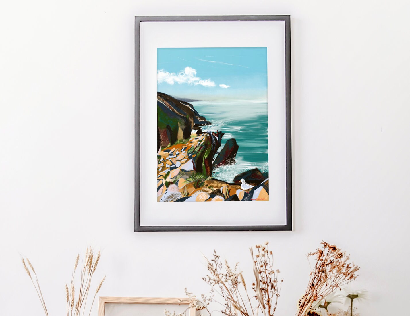 Cabo da Roca Print: Portugal Ocean Rock Wall Art