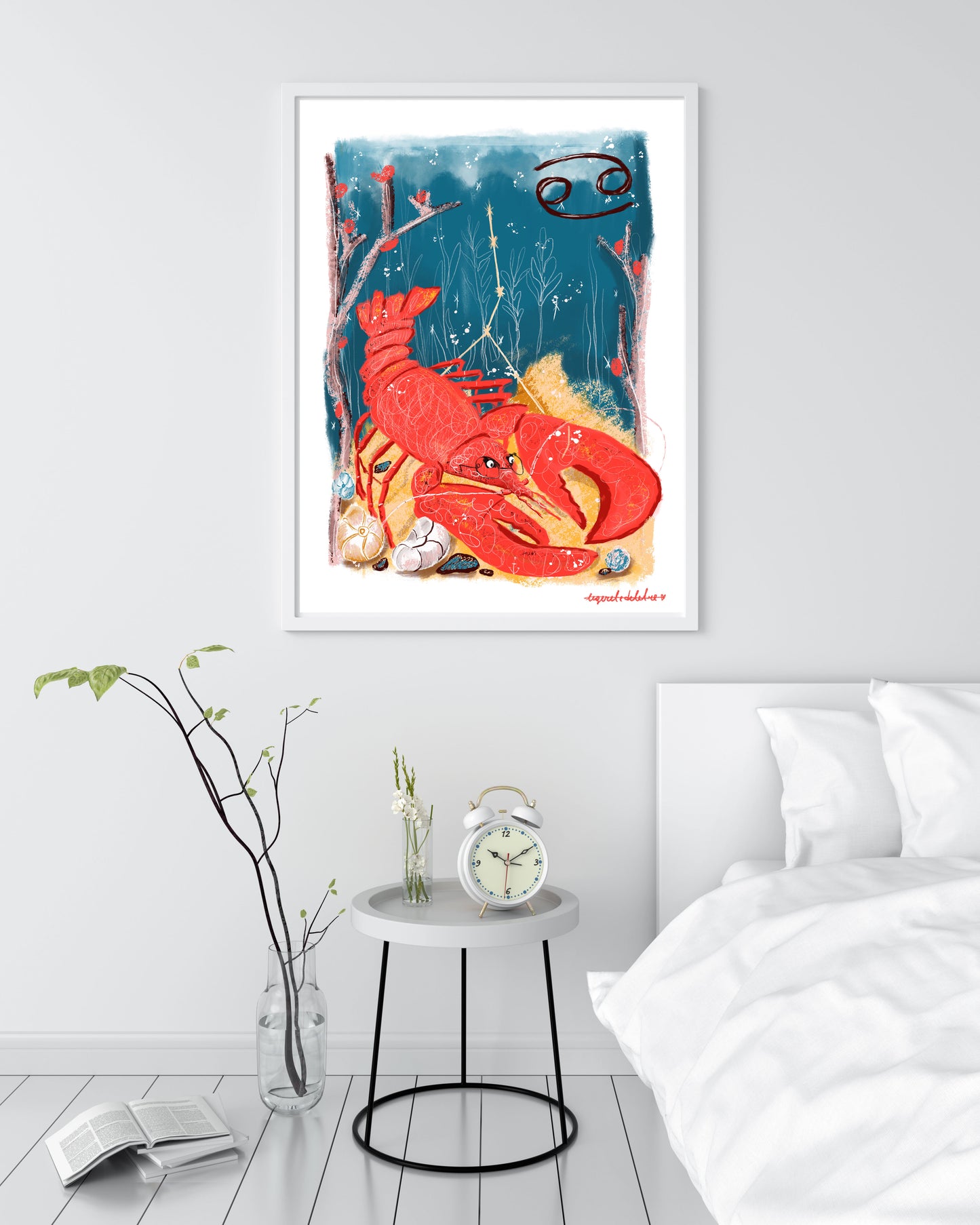 Cancer Zodiac Sign Art Print