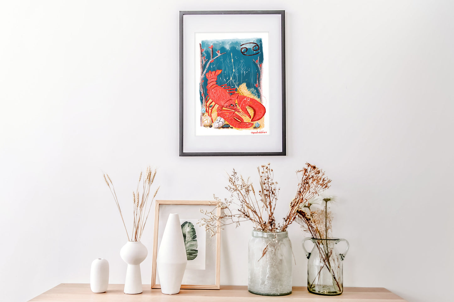 Cancer Zodiac Sign Art Print