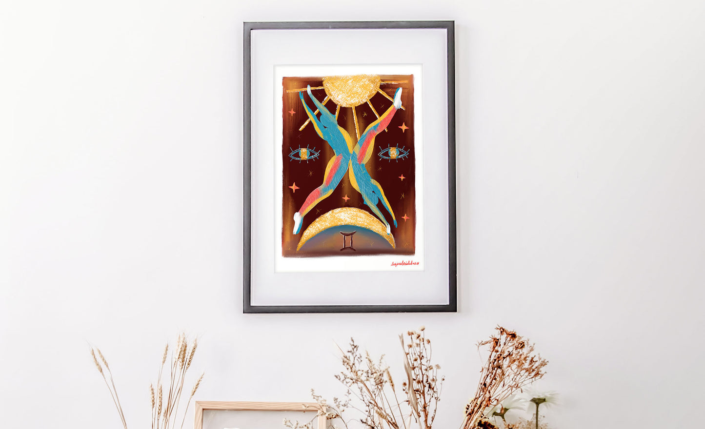 Gemini Zodiac Sign Art Print
