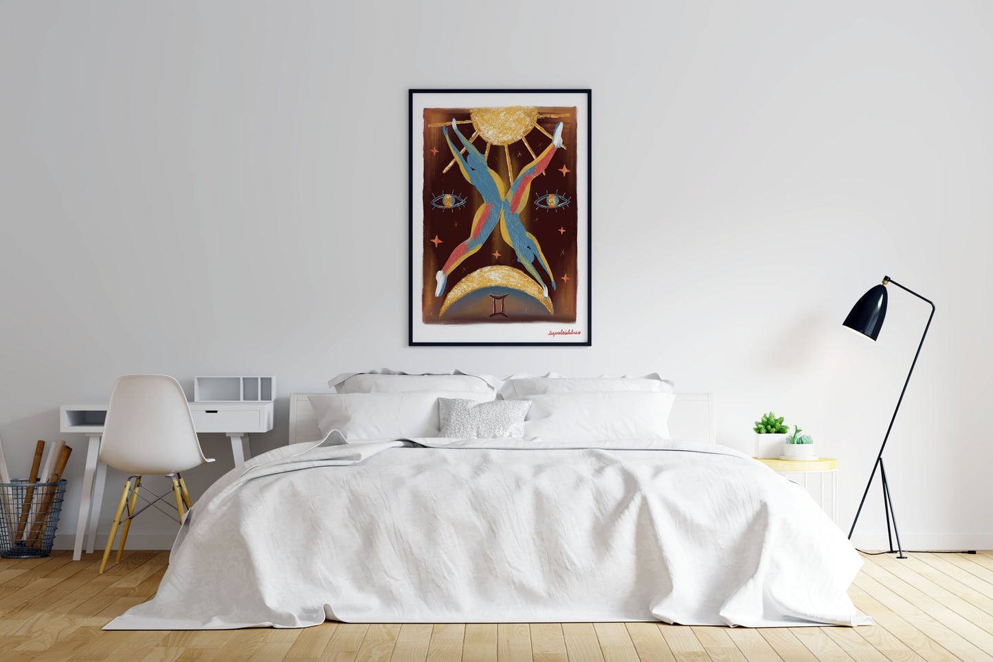 Gemini Zodiac Sign Art Print