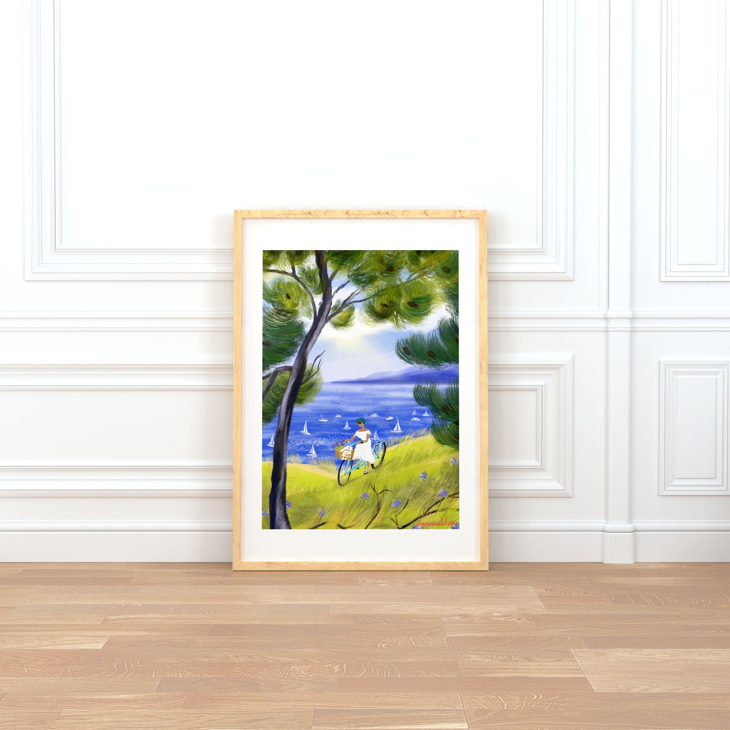 Les Calanques Art Poster