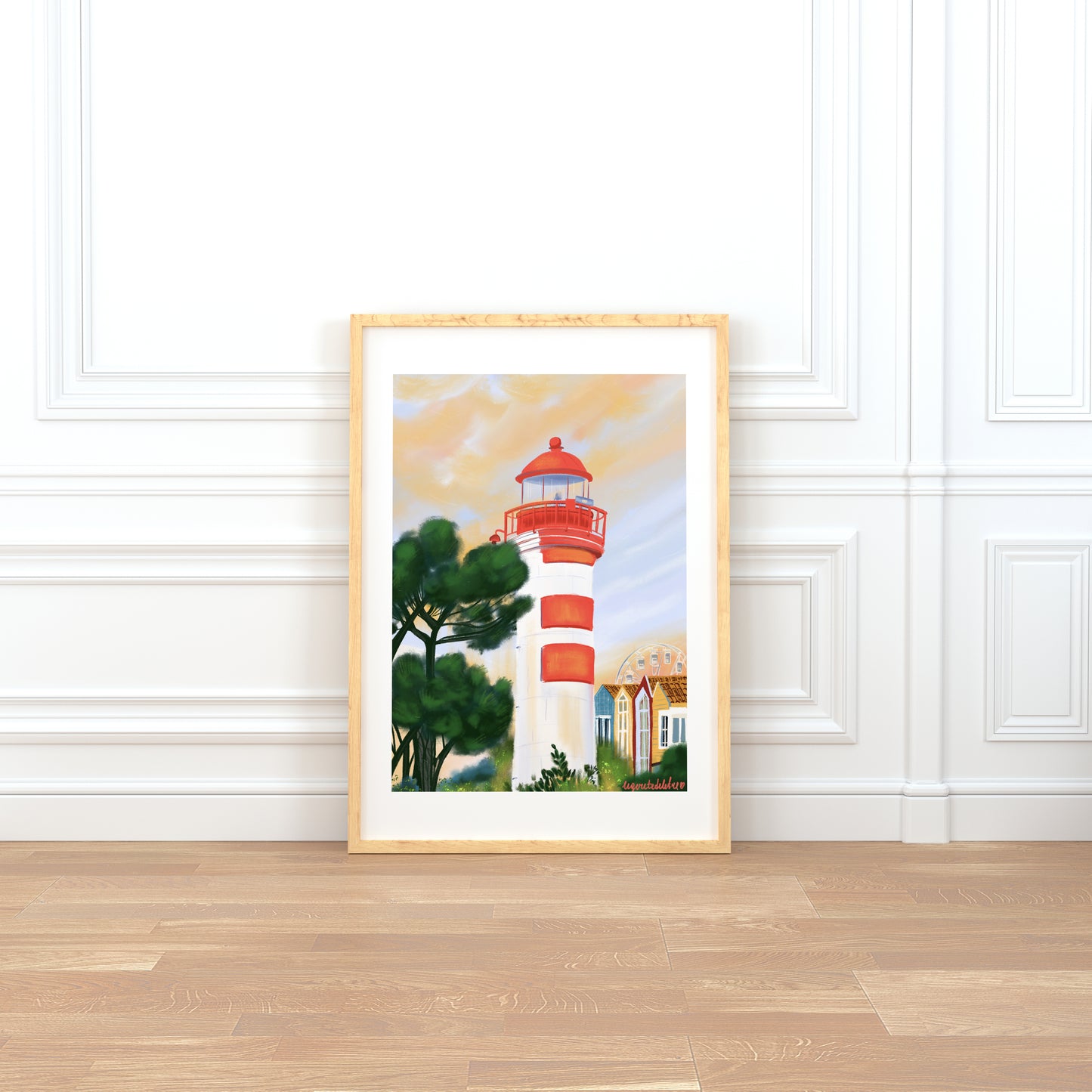 La Rochelle lighthouse poster