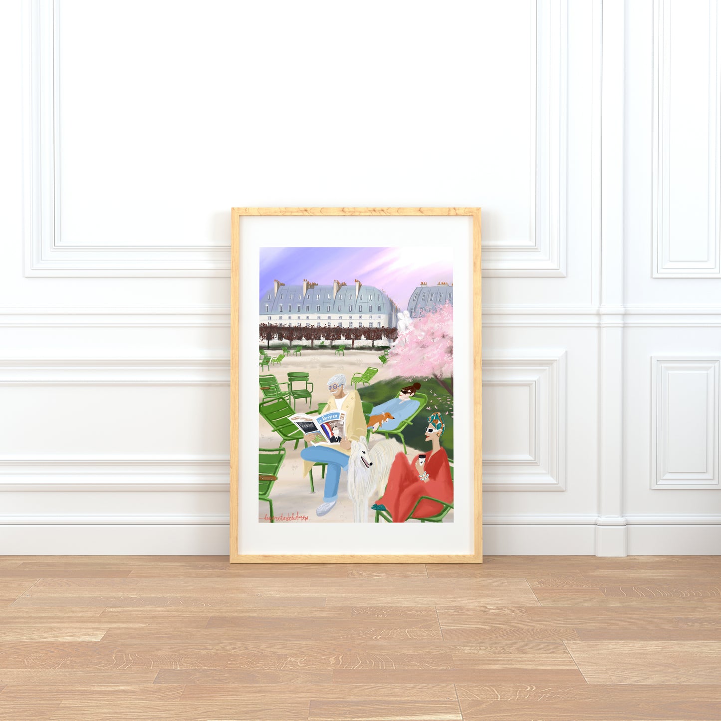 Jardin Tuileries poster