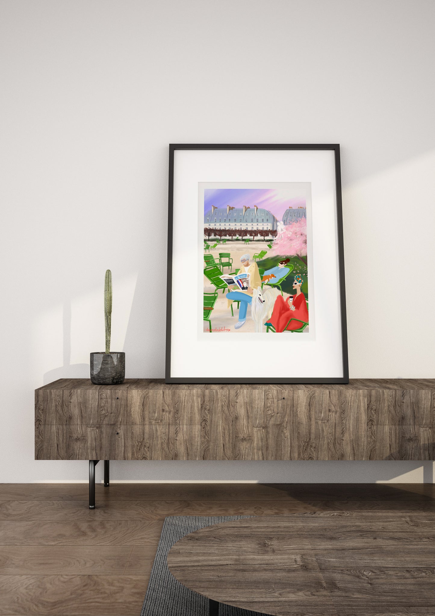 Jardin Tuileries poster