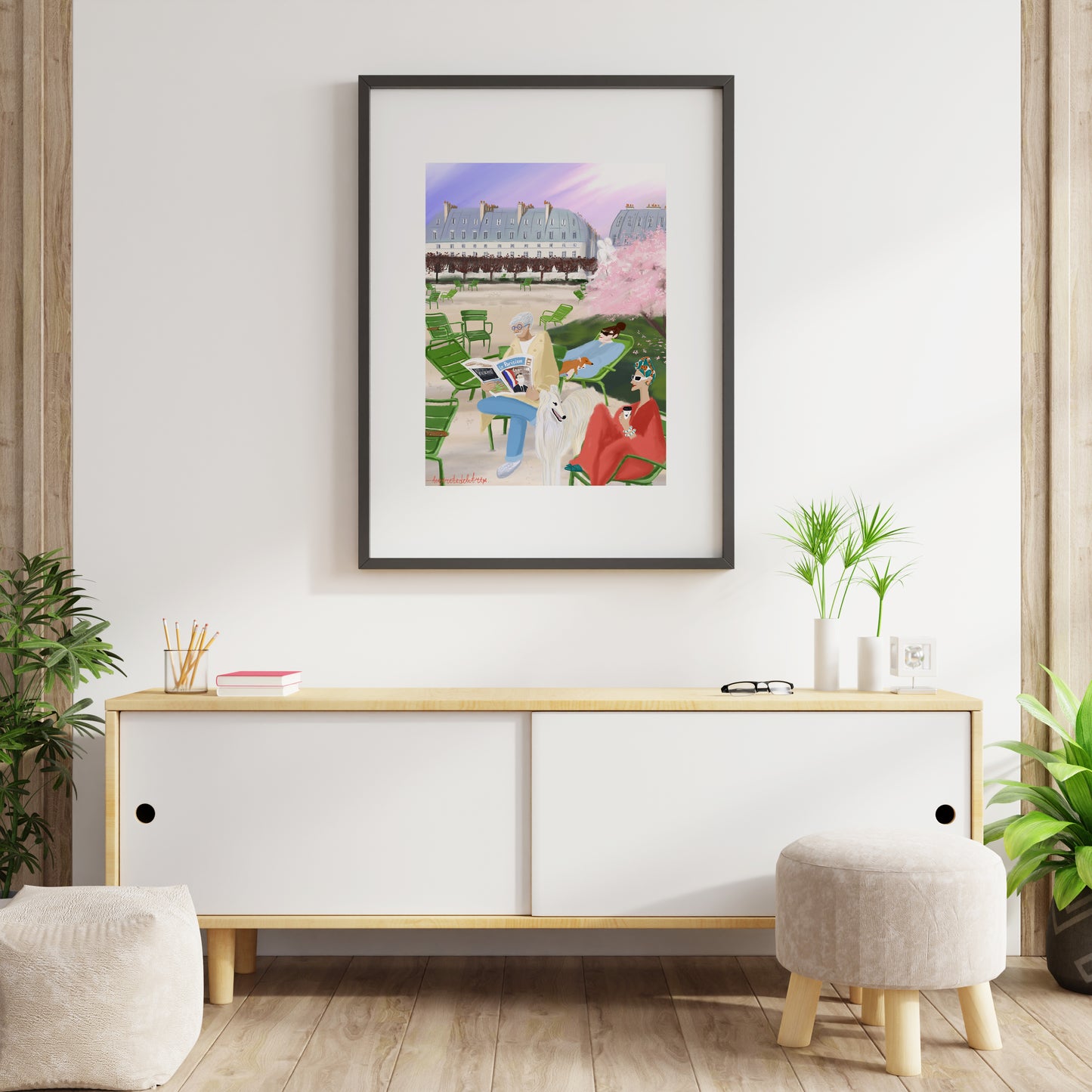Jardin Tuileries poster