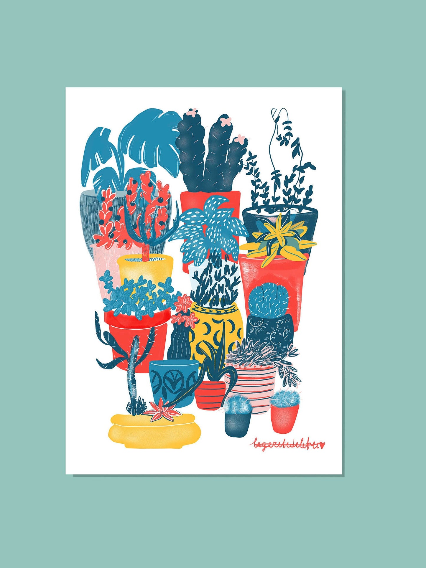 Cactus and Succulent Print Set: Botanical Wall Art (Digital Download)