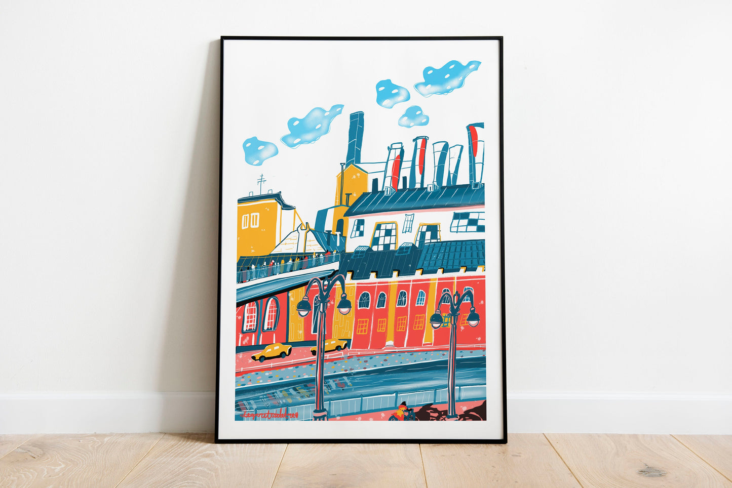 Digital Skyline Cityscape Wall Art Russia / Cityscape Digital Skyline Prints / Etsy Digital Cityscape Wall Art Work / Digital Skyline Poster