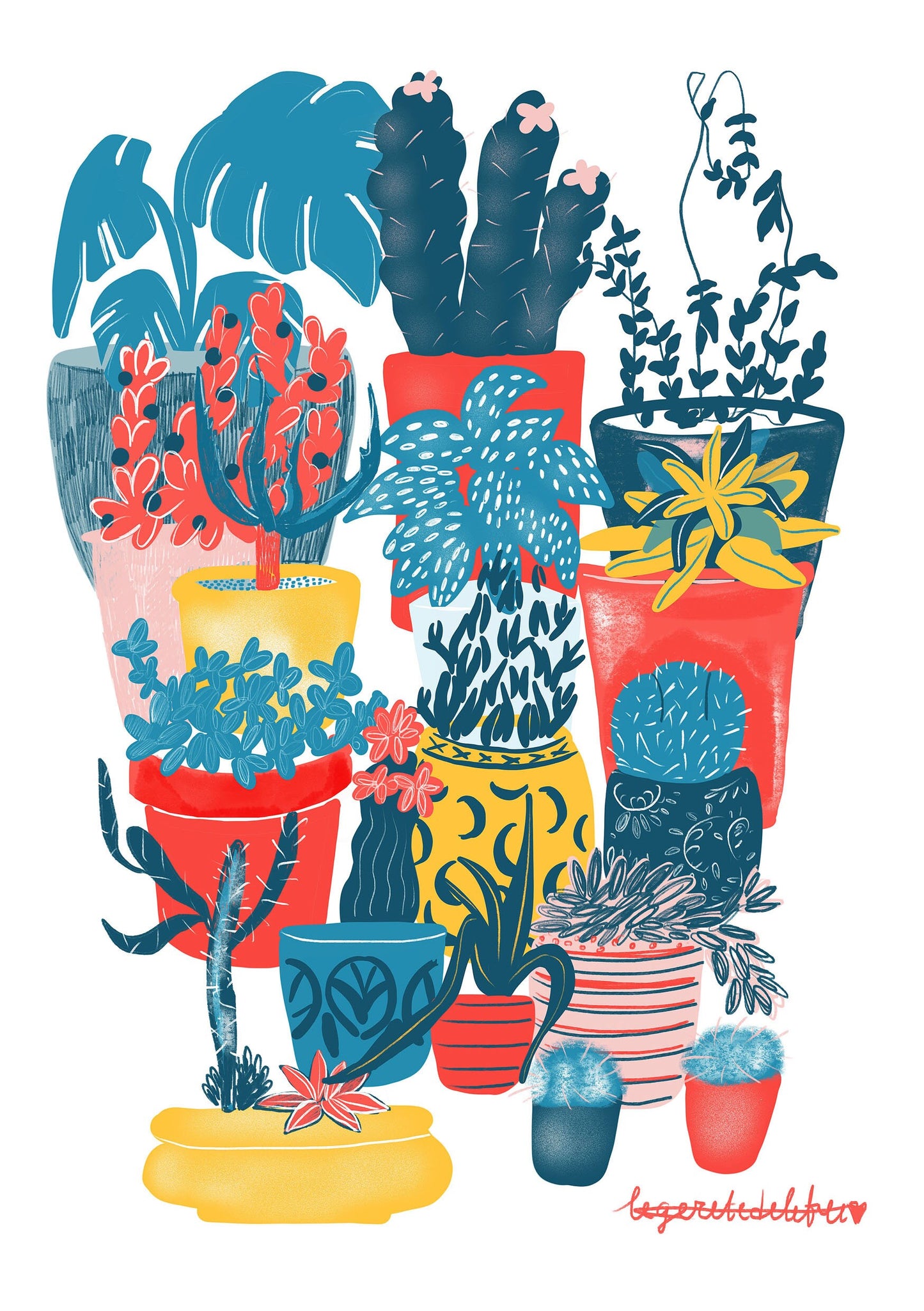 Cactus and Succulent Print Set: Botanical Wall Art (Digital Download)