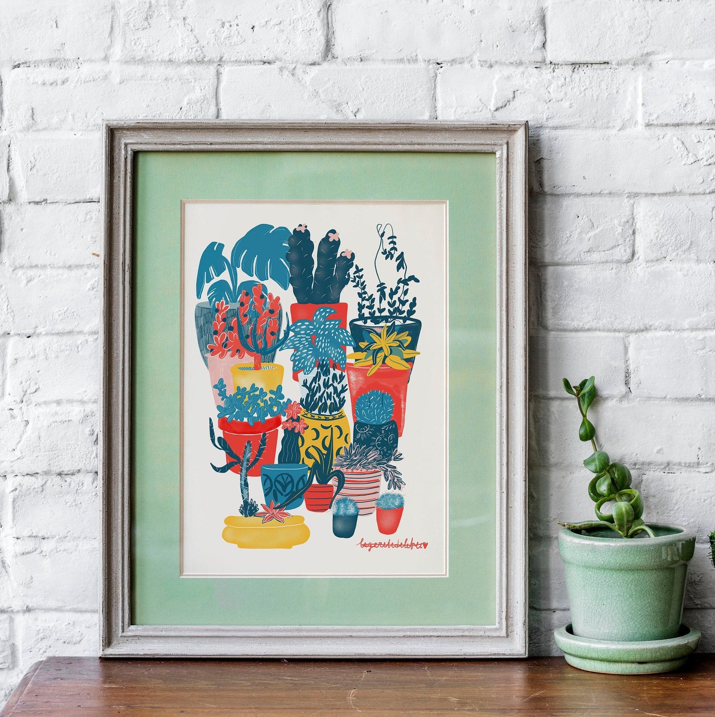 Cactus and Succulent Print Set: Botanical Wall Art (Digital Download)