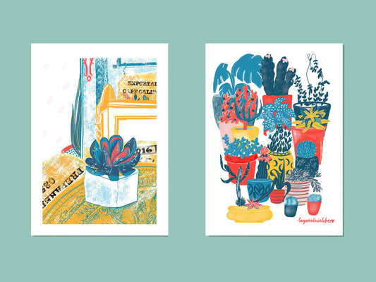 Cactus and Succulent Print Set: Botanical Wall Art (Digital Download)