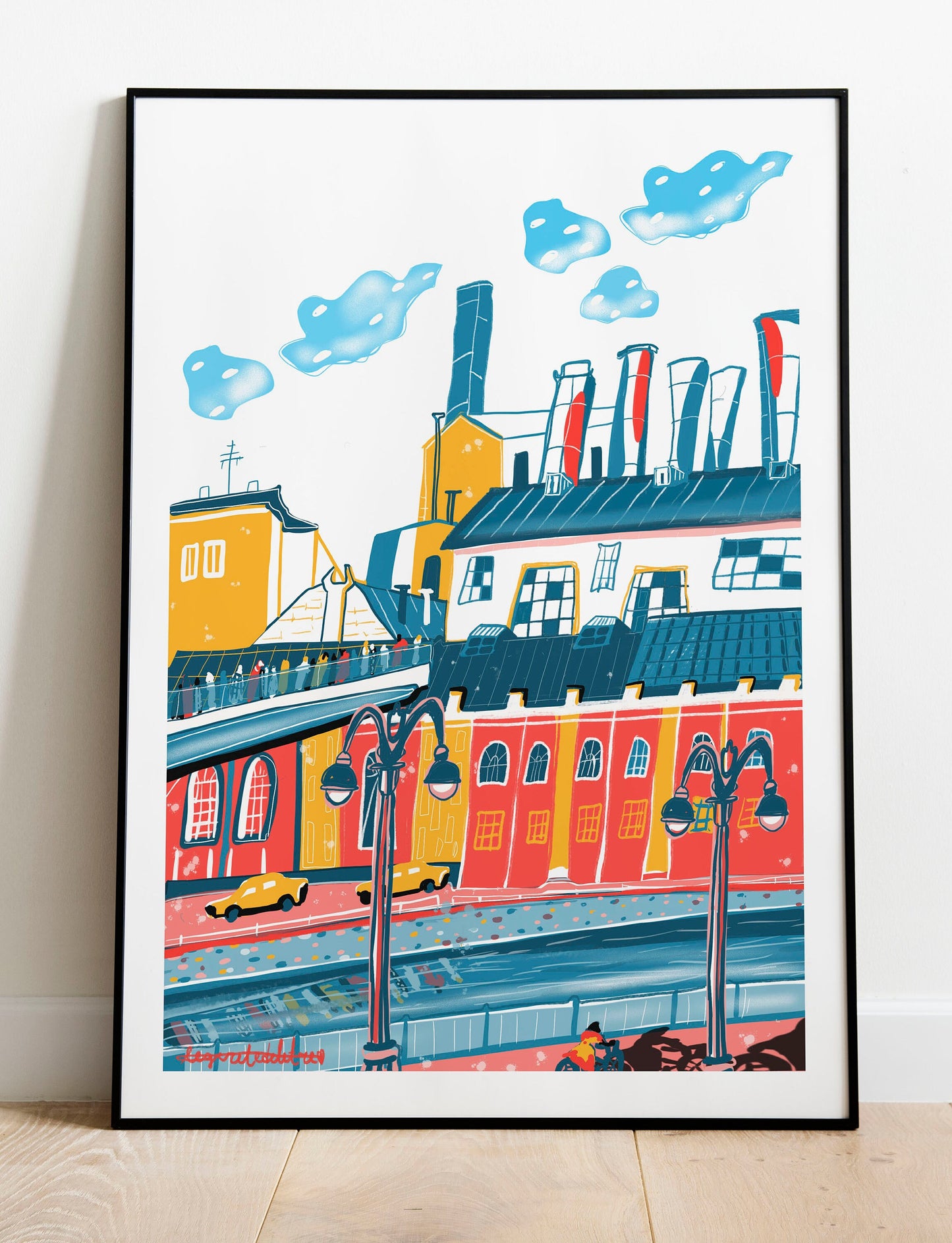 Digital Skyline Cityscape Wall Art Russia / Cityscape Digital Skyline Prints / Etsy Digital Cityscape Wall Art Work / Digital Skyline Poster