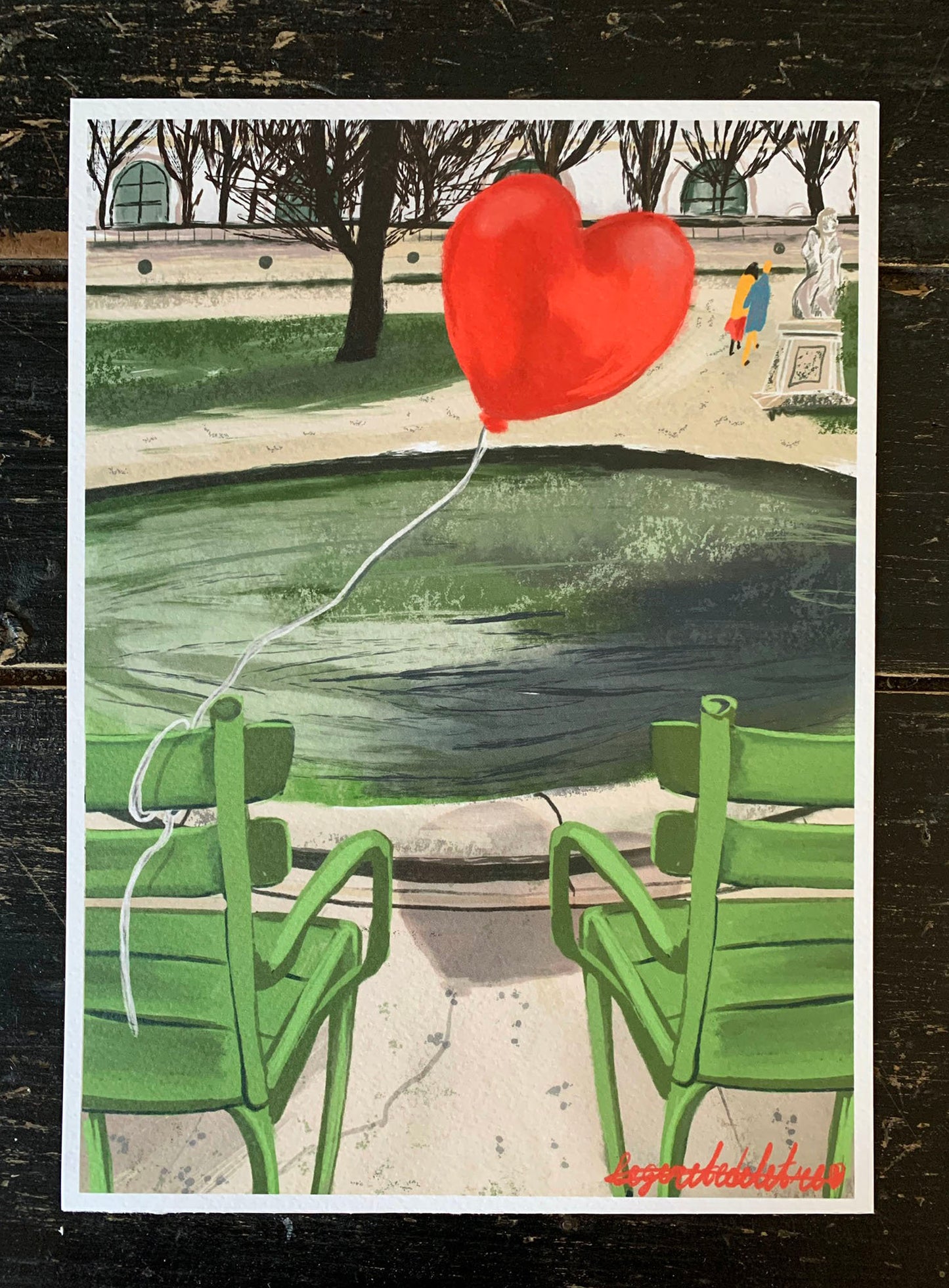 Saint Valentine gift|Heart Poster|i love you poster|Heart Wall Art|Heart Drawing Poster|Gift for Partner|Sentimental gift