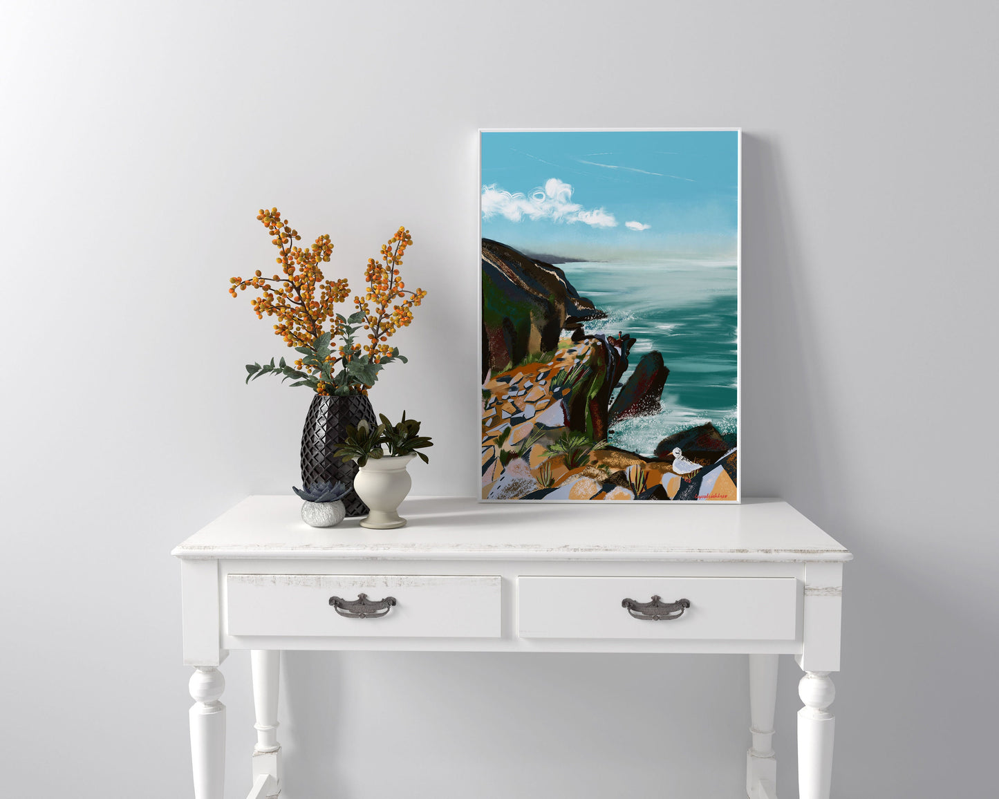Cabo da Roca Print: Portugal Ocean Rock Wall Art