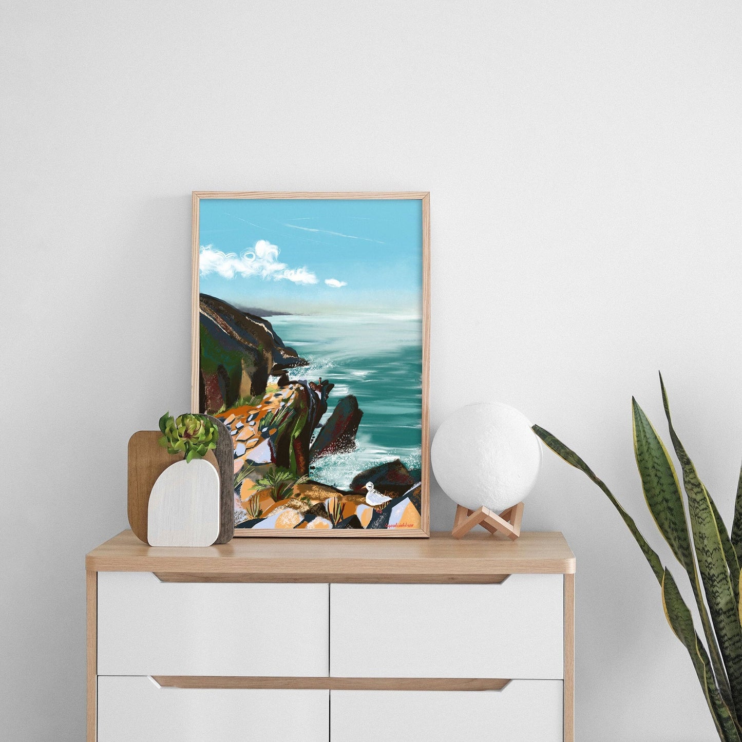 Cabo da Roca Print: Portugal Ocean Rock Wall Art
