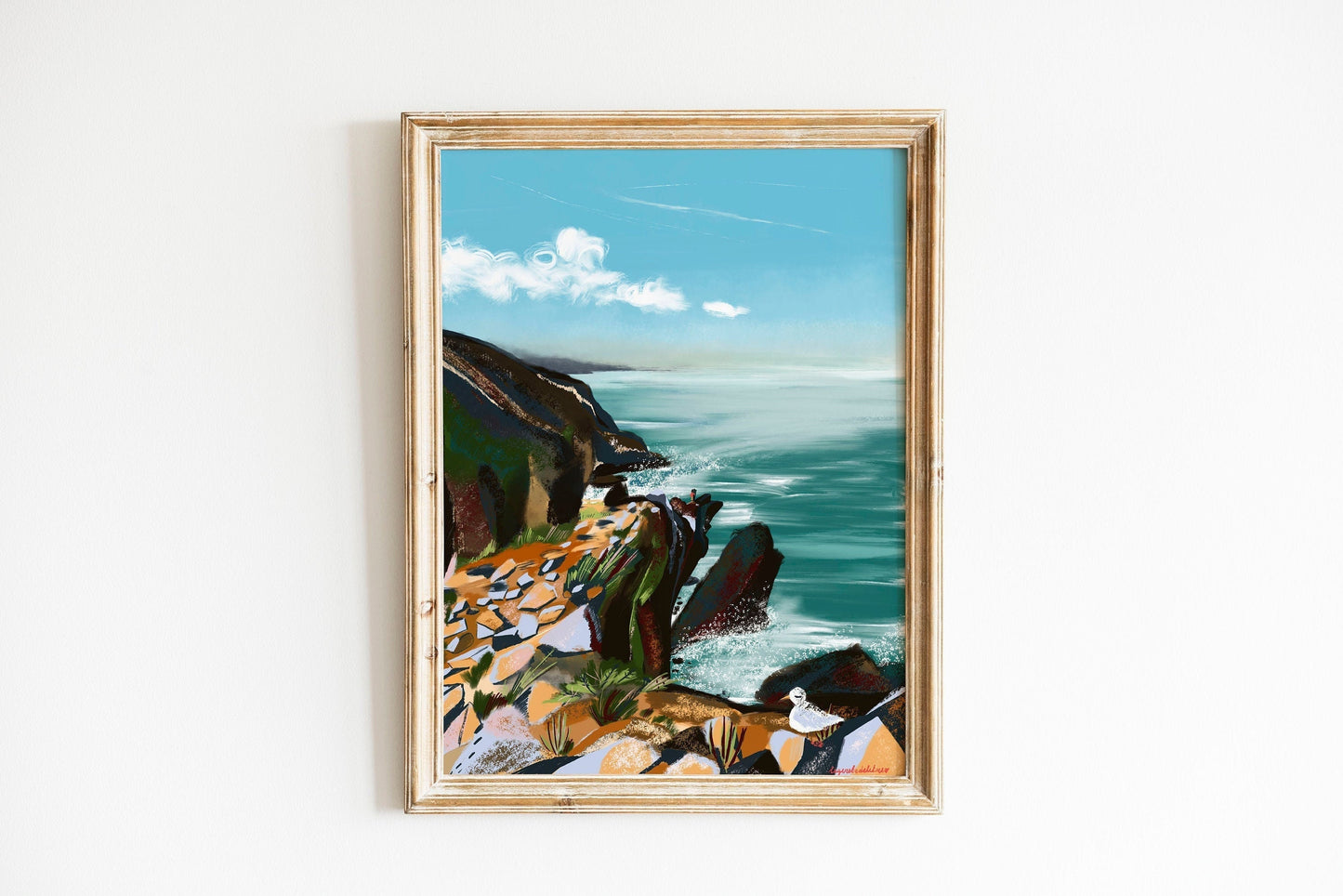 Cabo da Roca Print: Portugal Ocean Rock Wall Art