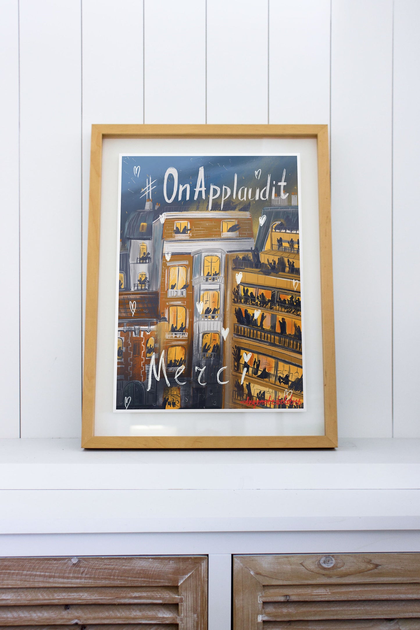 Merci quarantine art |pandemic art print |quarantine art print |quarantine life poster |quarantine gift idea | Merci poster