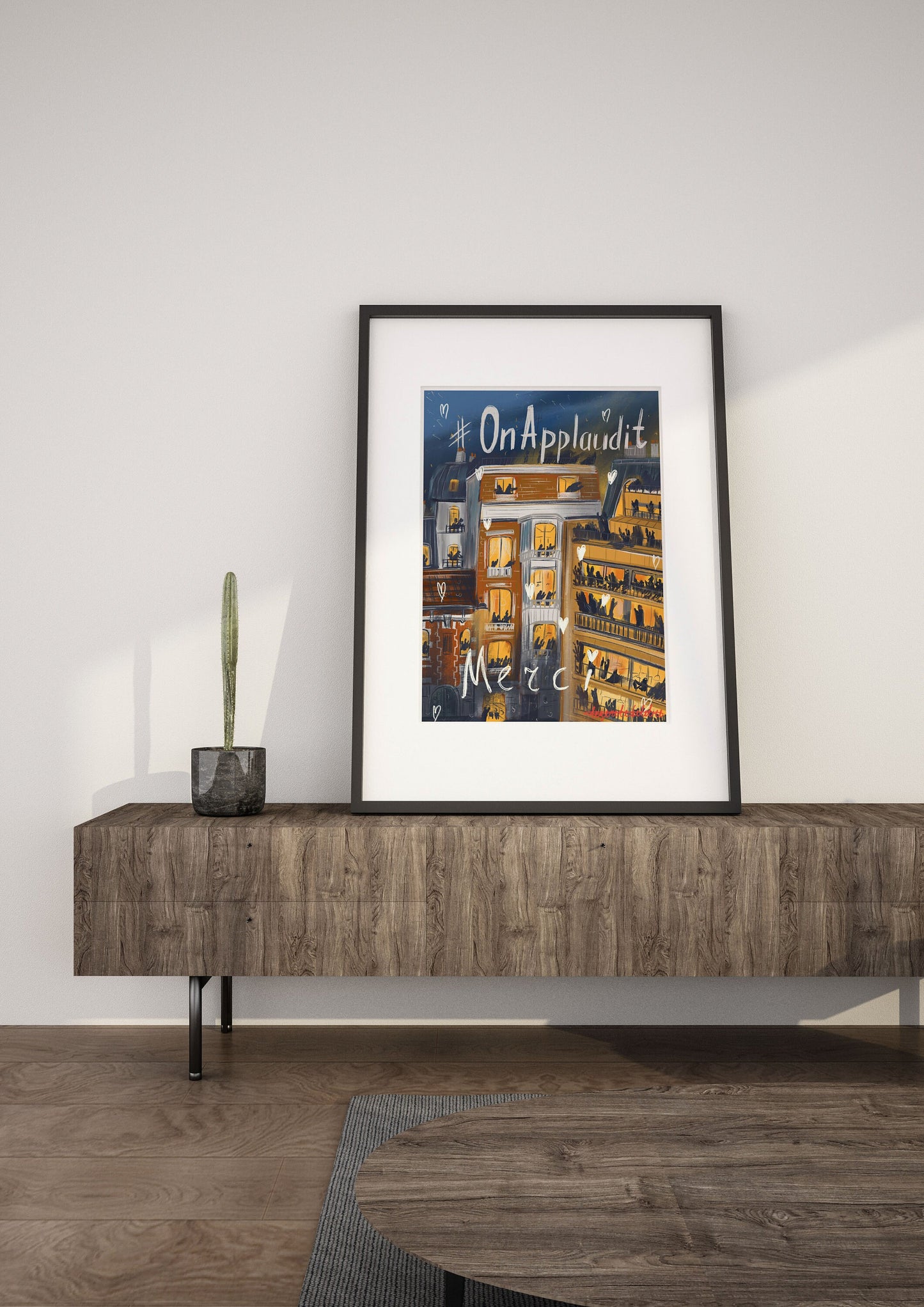 Merci quarantine art |pandemic art print |quarantine art print |quarantine life poster |quarantine gift idea | Merci poster