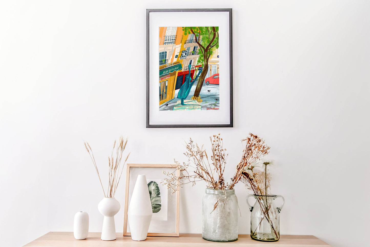 Edith Piaf Place Paris Art Print: Fine Art Paper Souvenir