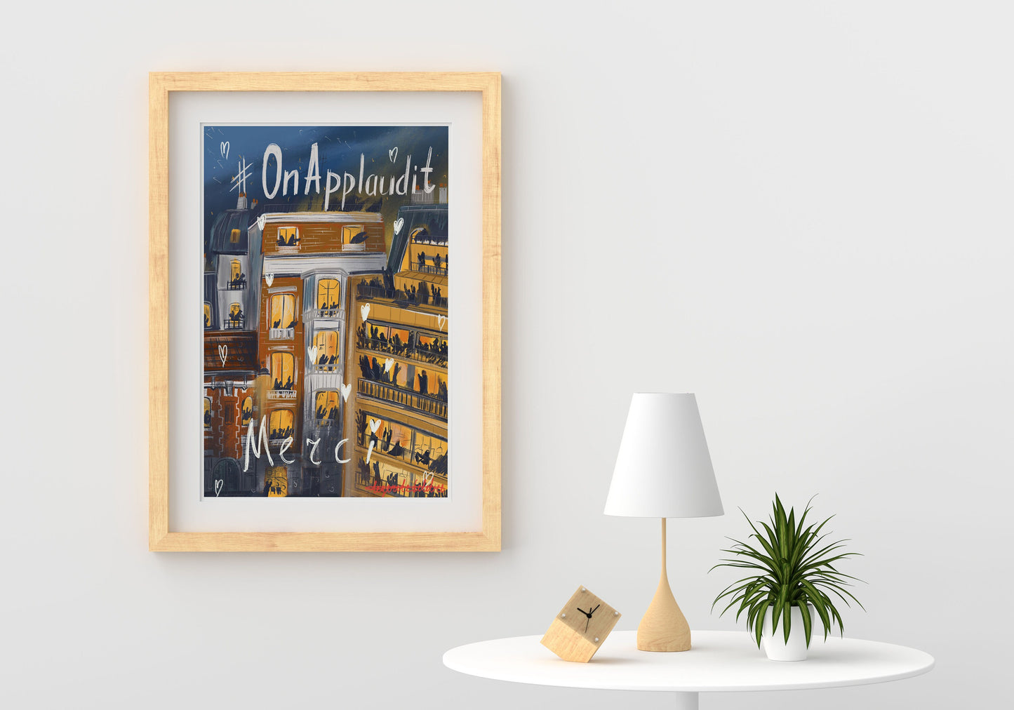 Merci quarantine art |pandemic art print |quarantine art print |quarantine life poster |quarantine gift idea | Merci poster
