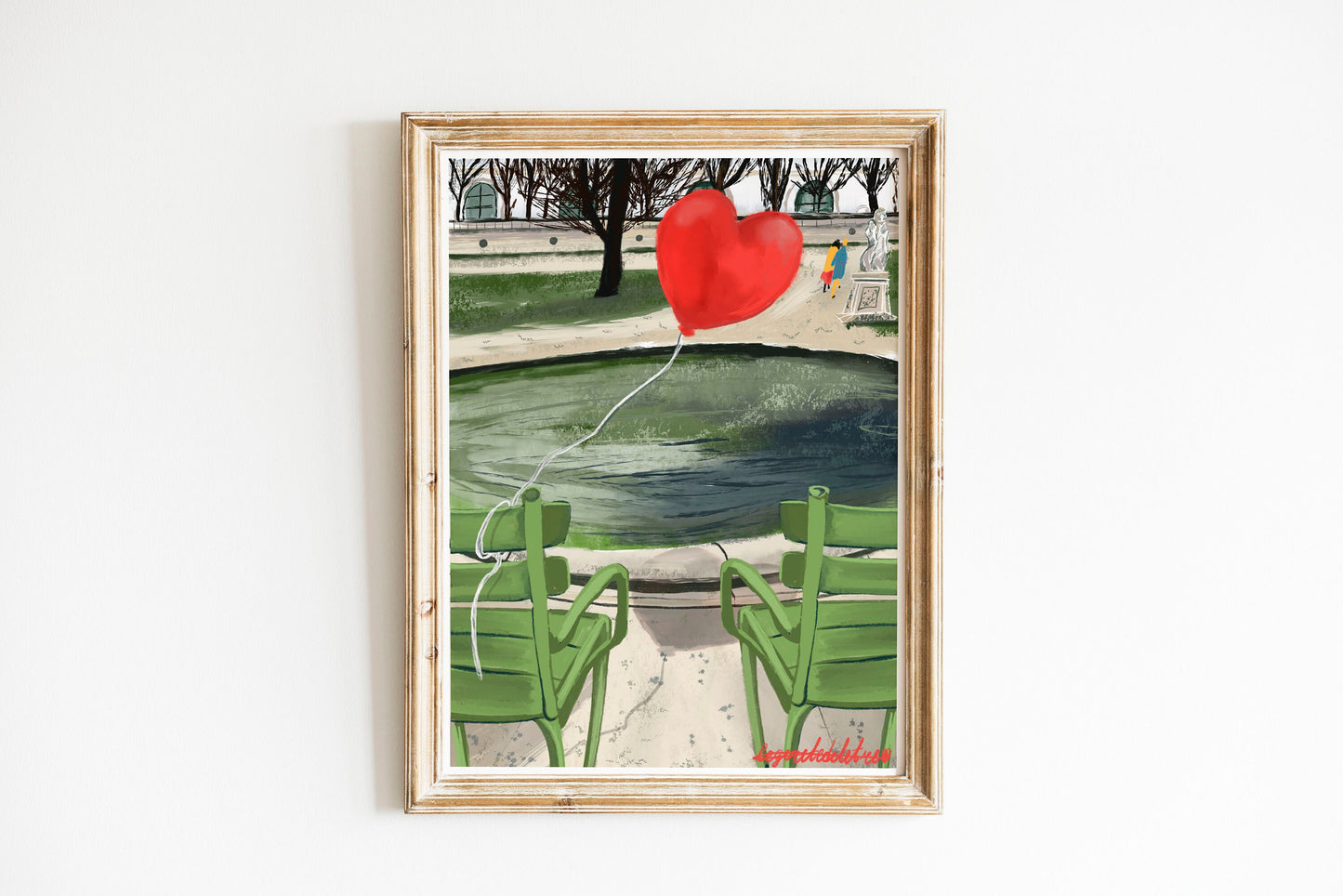 Saint Valentine gift|Heart Poster|i love you poster|Heart Wall Art|Heart Drawing Poster|Gift for Partner|Sentimental gift