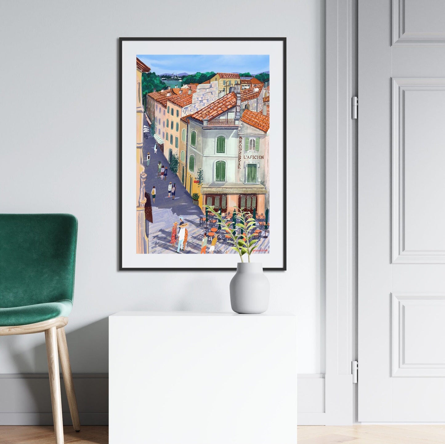 Arles France Art Poster: Provence Travel Print