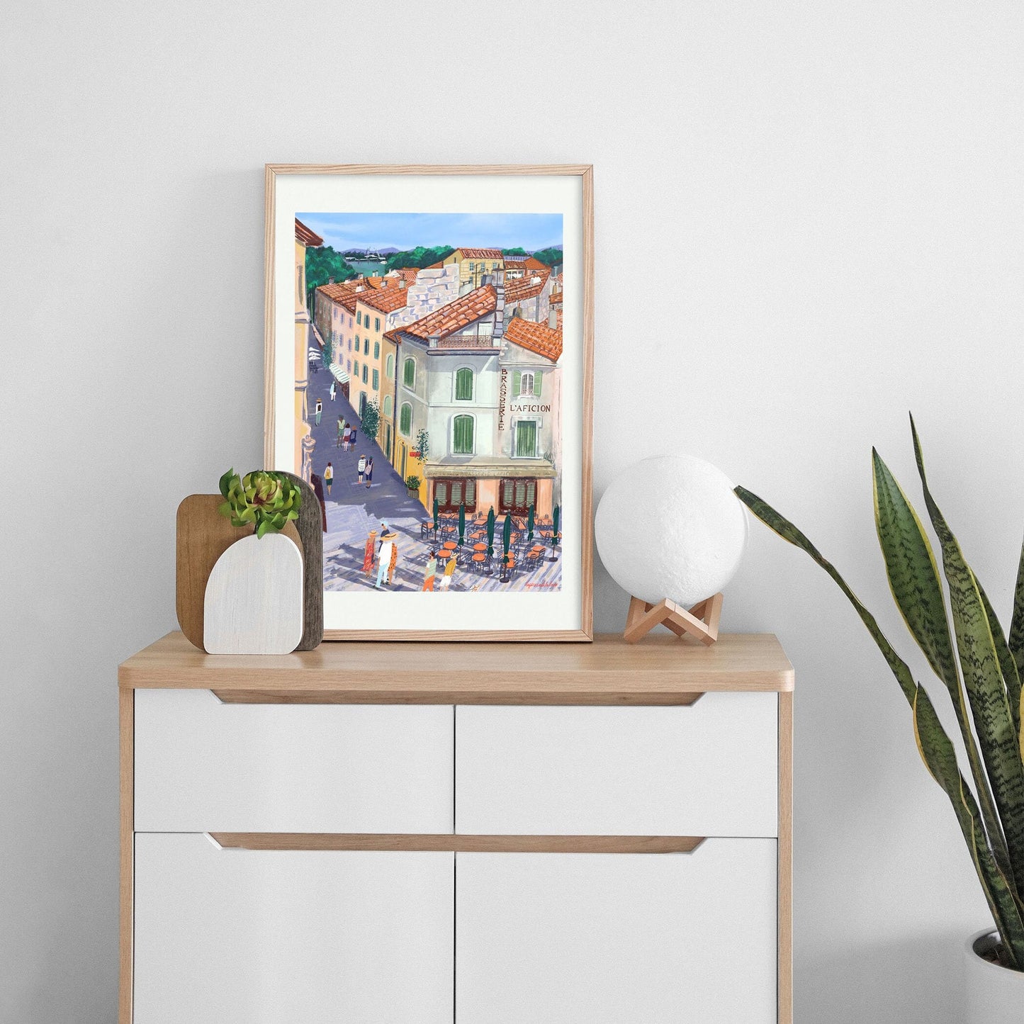 Arles France Art Poster: Provence Travel Print