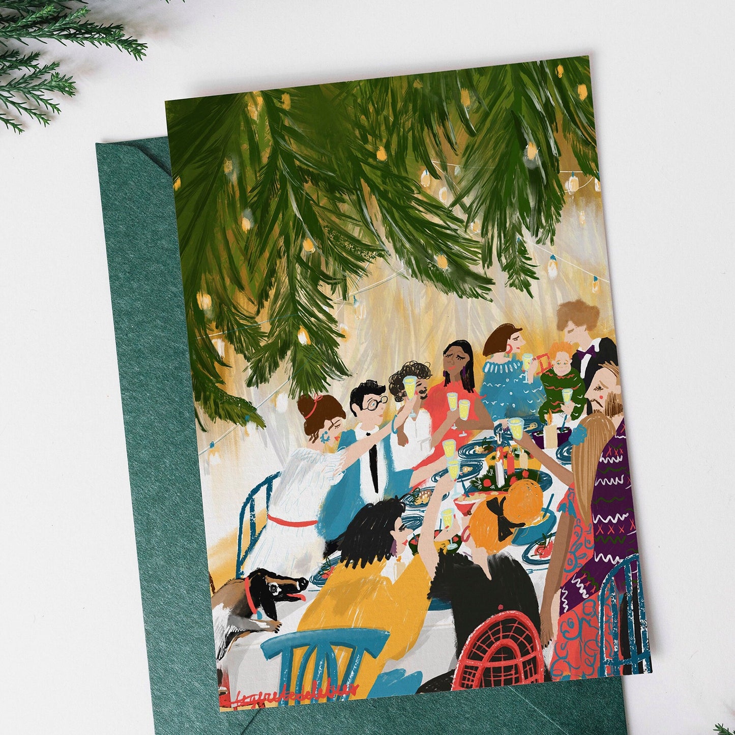 Christmas postcards from Paris |New year Postcards set|Pack of Christmas postcards