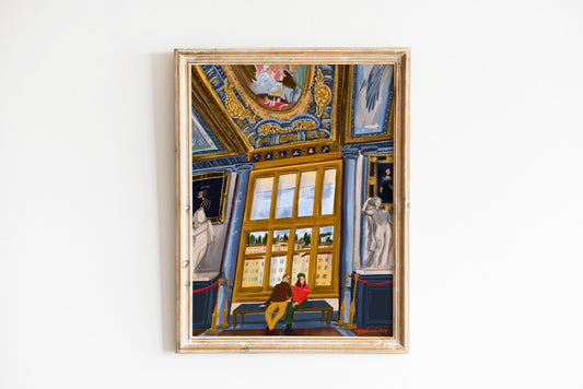 Florence Museum Love|Romantic Couple in an Italian Art Gallery| Uffizi Inspired Wall Art