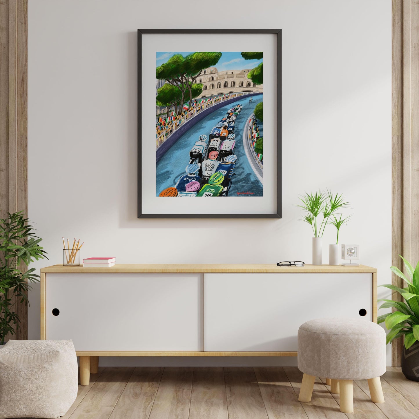 Cycling Wall Art poster |Giro d'Italia inspired art print | Italian cycling race |Gift for Cyclist