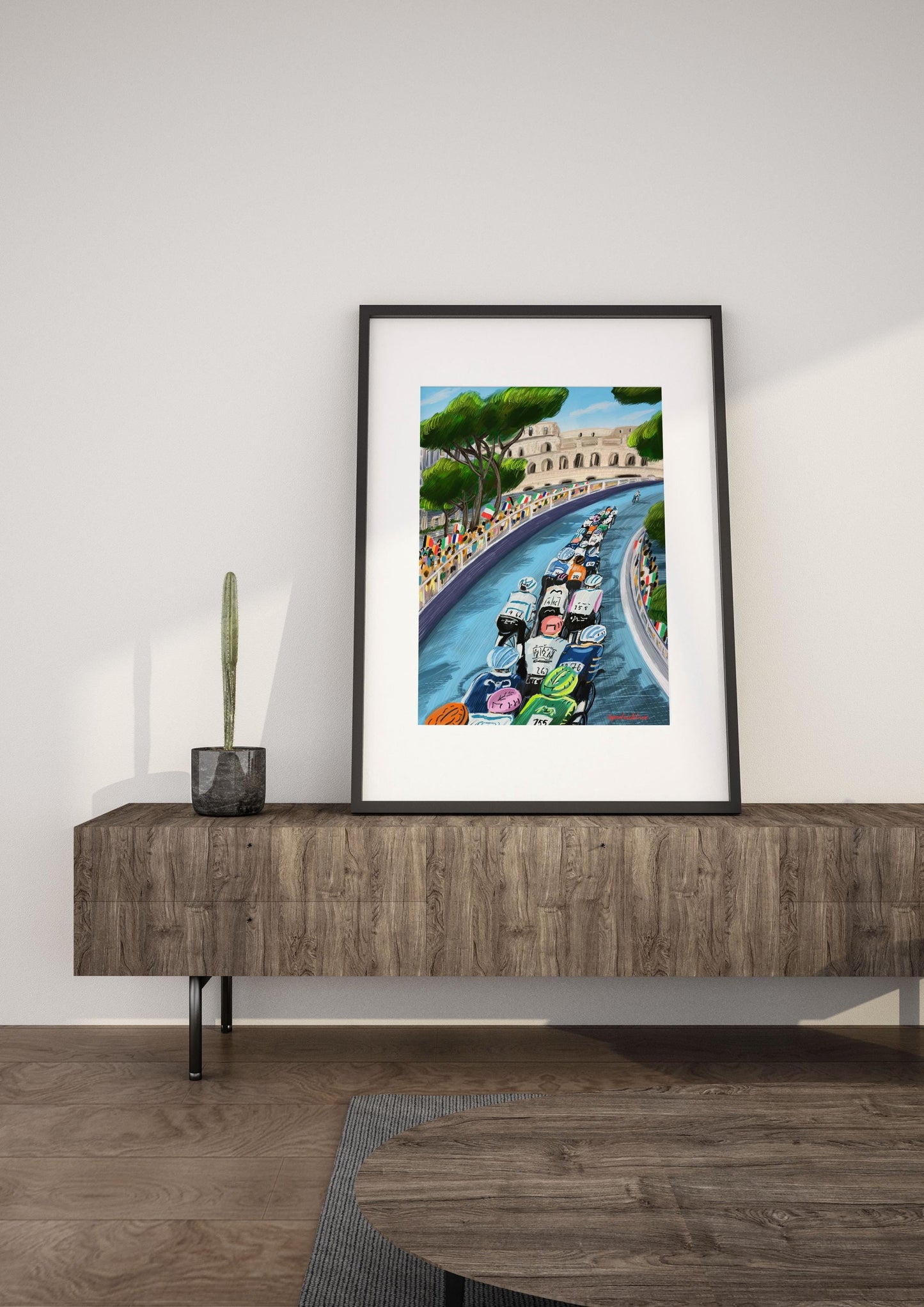 Cycling Wall Art poster |Giro d'Italia inspired art print | Italian cycling race |Gift for Cyclist