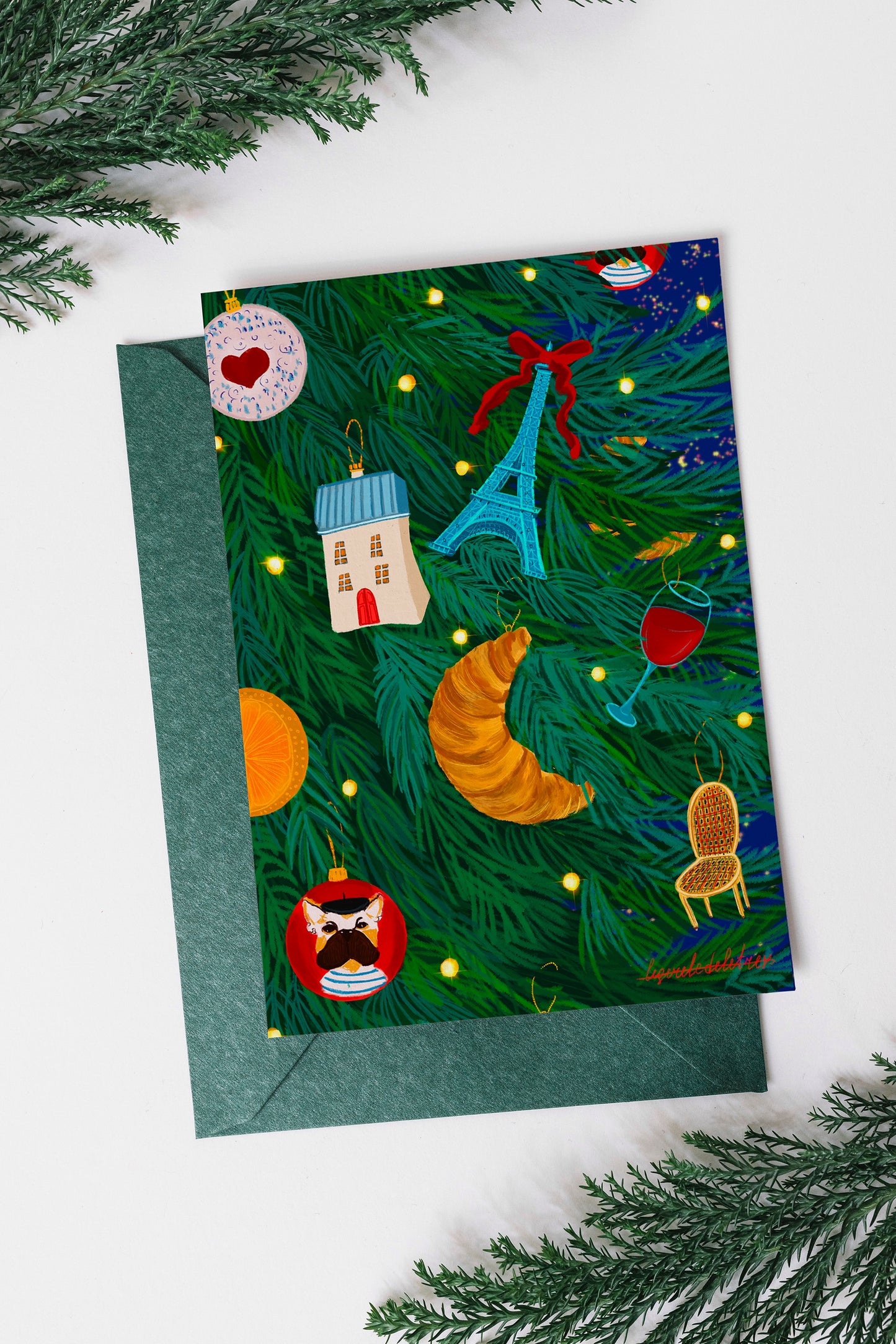 Set of Christmas postcards |Christmas postcards from Paris |New year Postcards set|Pack of Christmas postcards