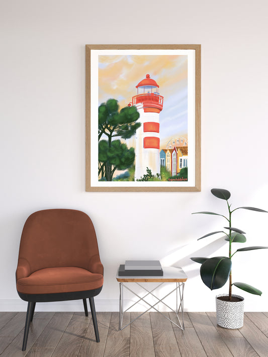 La Rochelle lighthouse poster