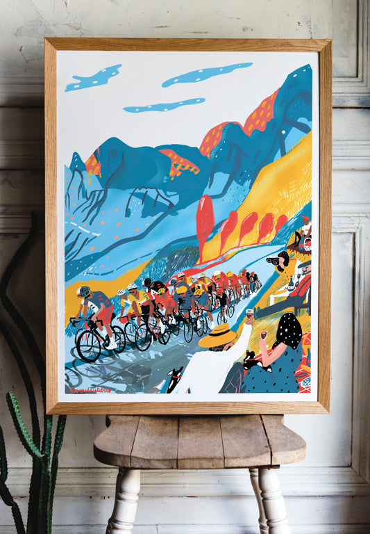 Tour de France Bicycle Art